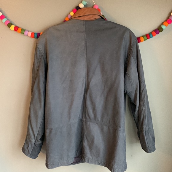 VTG Boundary Waters leather chore barn utility coat - Picture 5 of 7